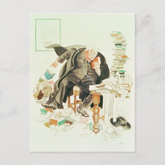 Carte Postale Le dessin satirique de Sanity (Devant)