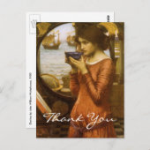 Carte Postale Le destin de Waterhouse (Devant / Derrière)