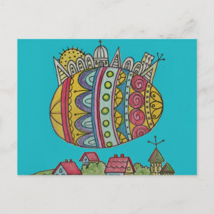 Carte Postale Le destin du monde L'art populaire ukrainien