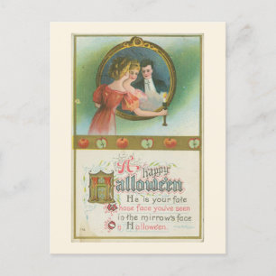 Carte Postale Le destin Vintage d'un joyeux Mirrow pour Hallowee