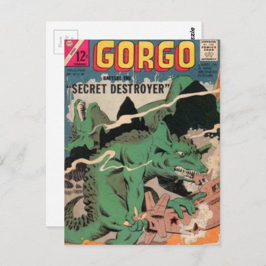 Carte Postale Le destructeur (Devant / Derrière)