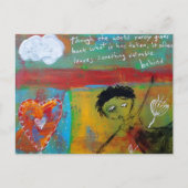 Carte Postale Le deuil d'une femme (Devant)