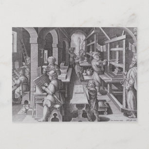 Carte Postale Le développement de l'impression