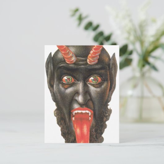 Carte Postale Le diable (Debout devant)