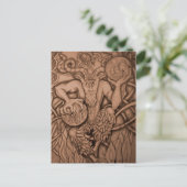 Carte Postale Le diable (Debout devant)