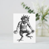 Carte Postale Le diable (Debout devant)