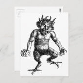 Carte Postale Le diable (Devant / Derrière)