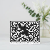 Carte Postale Le diable est dans les détails (Debout devant)