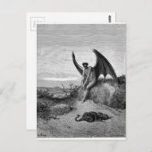 Carte Postale Le diable, Gustave Dore (Devant / Derrière)