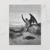 Carte Postale Le diable, Gustave Dore (Devant)