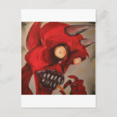 Carte Postale Le diable mange des choux au fromage (Devant)