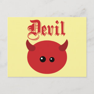 Carte Postale Le diable mignon