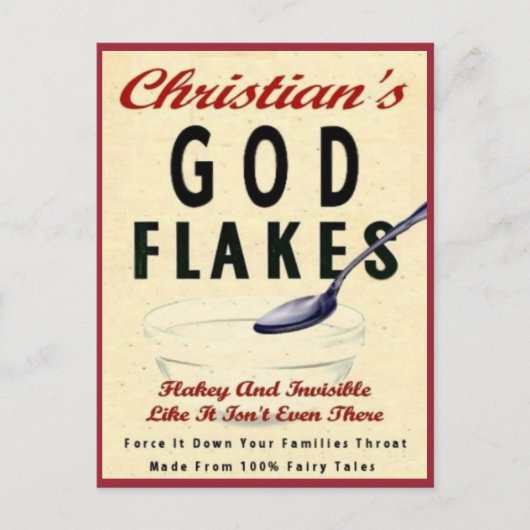 Carte Postale le dieu de christian... (Devant)
