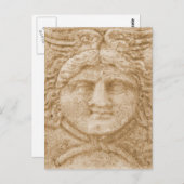 Carte Postale Le Dieu grec Hermes IMAGE ancienne image d'Hermes (Devant / Derrière)