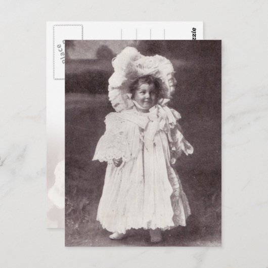 Carte Postale Le dimanche (Devant / Derrière)