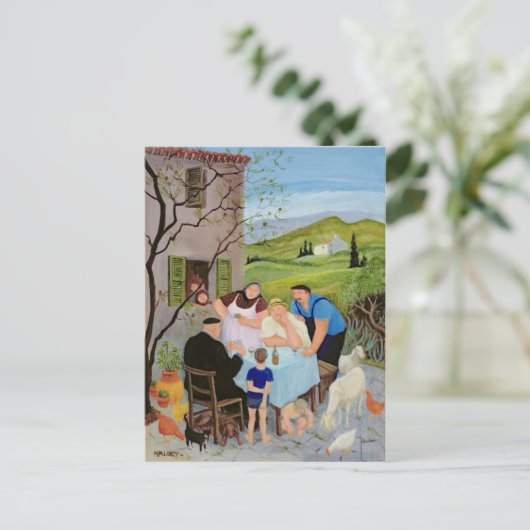 Carte Postale Le Dimanche (Debout devant)