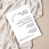 Carte Postale Le dîner de répétition de mariage de bienvenue de 