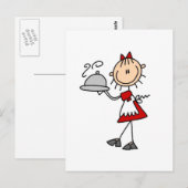 Carte Postale Le dîner est servi T-shirts et cadeaux (Devant / Derrière)