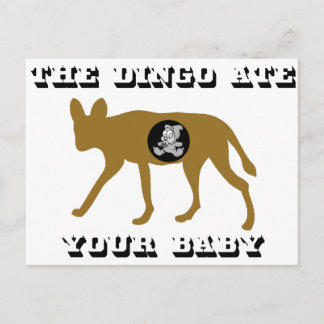 Carte Postale Le Dingo Mange Ton Bébé