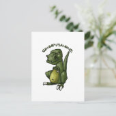 Carte Postale Le dinosaure du Grumpysaurus est grincheux ! (Debout devant)