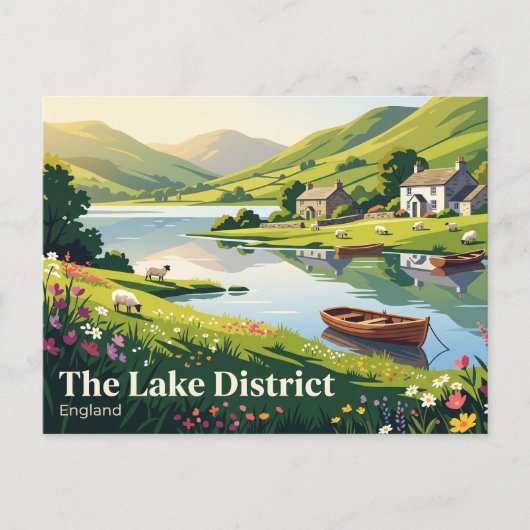 Carte Postale Le district des lacs Royaume-Uni (Devant)