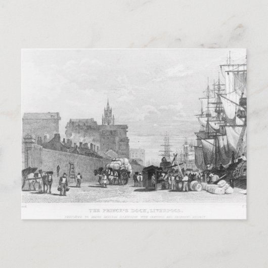 Carte Postale Le Dock du Prince, Liverpool (Devant)
