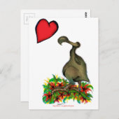 Carte Postale le dodo amoureux de tony fernandes (Devant / Derrière)