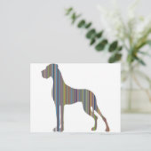 Carte Postale Le dogue de lignée (Debout devant)