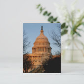 Carte Postale Le dôme de la capitale au coucher du soleil (Debout devant)