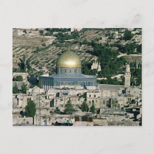 Carte Postale Le Dôme du Rocher, construit AD 692 (Devant)