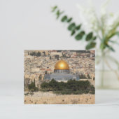 Carte Postale Le Dôme du Rocher, Jérusalem 1 (Debout devant)