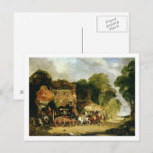 Carte Postale Le Dorking et London Royal Mail quittant le 'Mar (Devant / Derrière)