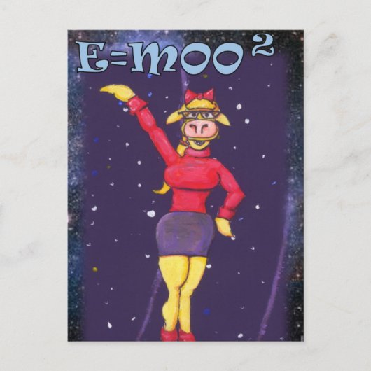 Carte Postale Le Dr Sassy déprouve Einstein (Devant)