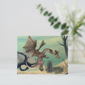 Carte Postale Le dragon (Debout devant)