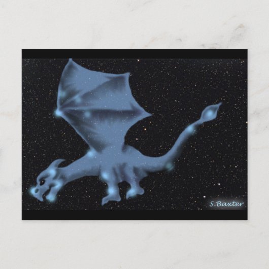 Carte Postale Le Dragon dans la constellation du Draco (Devant)