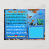 Carte Postale Le dragon de mer verdoyant est en danger. (Dos)