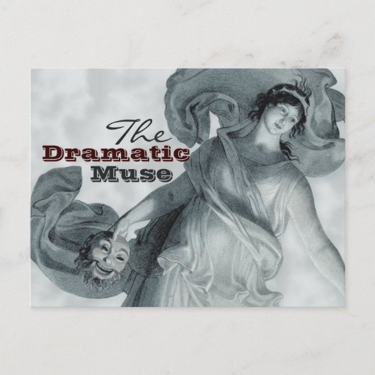 Carte Postale Le Dramatique Muse CC0386 (Devant)