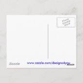 Carte Postale Le drapeau de l'Alaska (Dos)