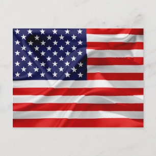 Carte Postale Le drapeau des États-Unis d'Amérique