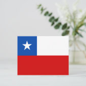 Carte Postale Le drapeau du Chili (Debout devant)