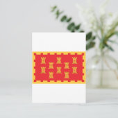 Carte Postale Le drapeau du comté du Grand Manchester (Debout devant)