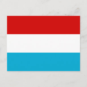 Carte Postale Le drapeau luxembourgeois