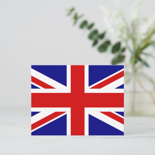 Carte Postale Le drapeau Union Jack (Debout devant)