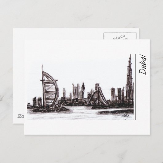 Carte Postale le Dubaï (Devant / Derrière)