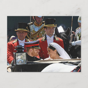Carte Postale Le duc et la duchesse de Sussex ferment