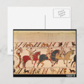 Carte Postale Le duc William exhorte ses troupes (Devant / Derrière)