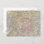 Carte Postale Le duché de Francia, Alemannia, Bavière (Devant / Derrière)