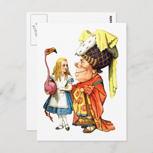 CARTE POSTALE LE DUCHESS ENSEIGNE ALICE FLAMANT ROSE CROQUET (Devant / Derrière)