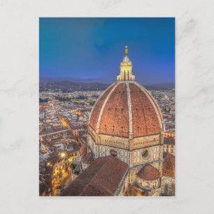 Carte Postale Le Duomo à Florence, Italie