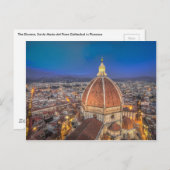 Carte Postale Le Duomo à Florence, Italie (Devant / Derrière)